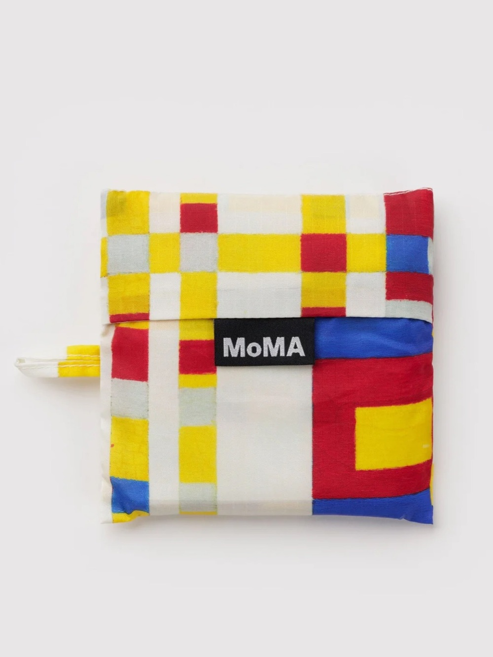 BAGGU X MOMA Standard Reusable Nylon Tote Broadway Boogie Woogie Piet Mondrian
